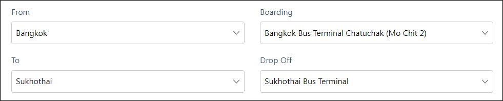 bus from bangkok to sukhothai