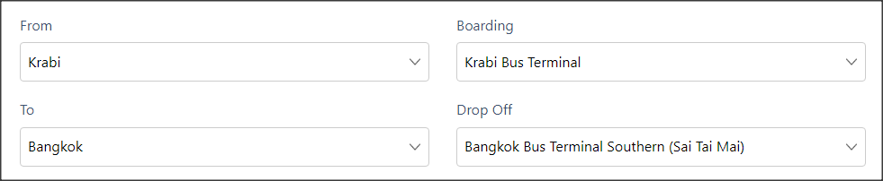 krabi to bangkok bus